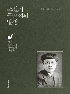 cover image of 소설가 구보씨의 일생